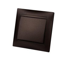 Перекрестный выключатель 1-кл. 10А шоколад "Лама"  SQ1815-0536  TDM