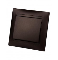 Перекрестный выключатель 1-кл. 10А шоколад "Лама"  SQ1815-0536  TDM