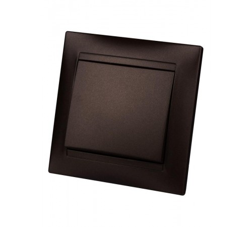 Перекрестный выключатель 1-кл. 10А шоколад "Лама"  SQ1815-0536  TDM