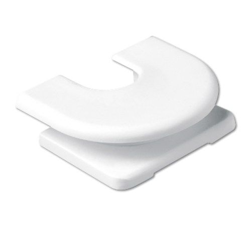 Ввод для кабелей и миниканалов, для изделий накладного монтажа;  белый; Аксессуары  11WW  Jung