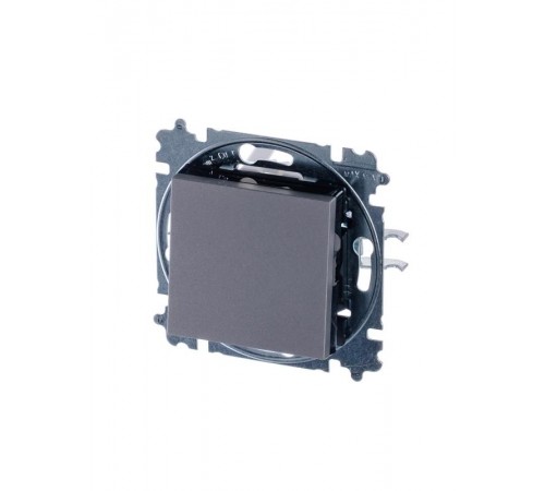 ABB Levit Сталь / дымчатый чёрный Переключатель перекрёстный 1-кл.  3559H-A07445 69W  2CHH590745A6069  ABB