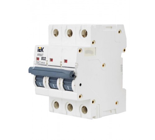 Выключатель автоматический трехполюсный M10N 3P B 32А 10кА ARMAT  AR-M10N-3-B032  IEK