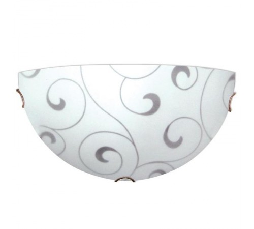 Светильник "Морокко" 300/2 НББ 21-60 М19 матовый белый /кл.зол  1005204319  Элетех