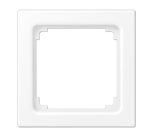 Рамка промежуточная для монтажа устройств 50х50; термопласт; белый матовый  LS961ZWWM  Jung