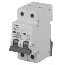 Автоматический выключатель  PRO VA63-2P16D4.5 ВА47-63 2P 16А кривая D 4,5кА   Б0059463  ЭРА