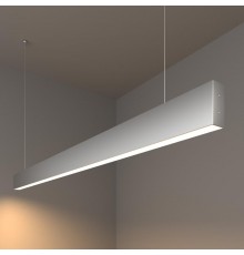 Светильник светодиодный подвесной линейный односторонний 128см 25W 3000K матовое серебро (101-200-30-128)  a041495  Elektrostandard