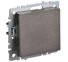 BRITE Выключатель 1-клавишный самовозвратн. 10А ВС10-1-4-БрТБ темная бронза  BR-V14-0-10-K45  IEK