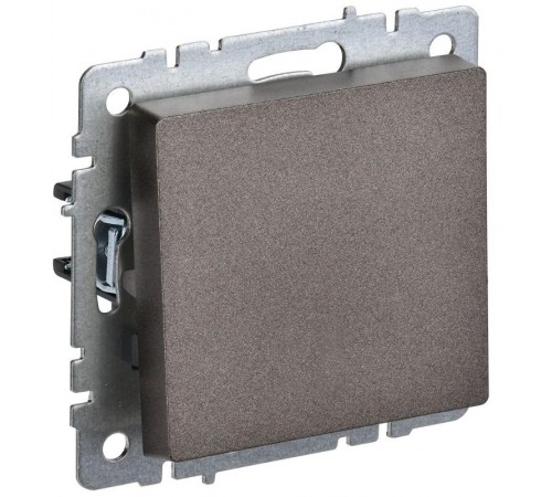 BRITE Выключатель 1-клавишный самовозвратн. 10А ВС10-1-4-БрТБ темная бронза  BR-V14-0-10-K45  IEK