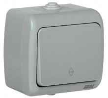 AQUATIC IEK Выключатель 1-клавишный проходной 10А О/У IP54 ВС-20-1-2-А  EVA12-K03-10-54  GENERICA