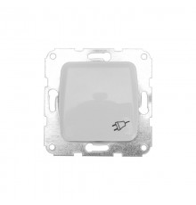 Розетка 1-ая с/з с крышкой с/у 16А мех. бел DEA   KR-78-0213  Kranz