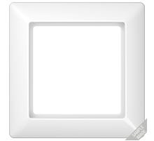 Рамка 2-кратная для вертикальной и горизонтальной установки; термопласт, красная  AS582BFRT  Jung