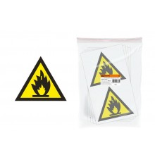 Знак 150х150мм "Пожароопасно"  SQ0817-0025  TDM