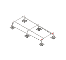 Опорная конструкция для установки оборудования TECHNORAPTOR STEELFOOT 1200х3000 тип 1  KM-TR-STF-SSEI-1200-3000-1  КМ - профиль