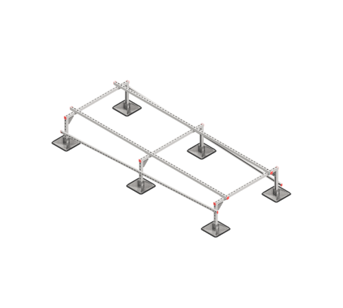 Опорная конструкция для установки оборудования TECHNORAPTOR STEELFOOT 1200х3000 тип 1  KM-TR-STF-SSEI-1200-3000-1  КМ - профиль