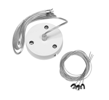 Комплект для подвеса светильников Nimbus и DL белый RAL9003мр, длина троса 4 м  V4-A0-00.0040.CBL-0000  VARTON