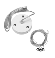 Комплект для подвеса светильников Nimbus и DL белый RAL9003мр, длина троса 2,5 м  V4-A0-00.0025.CBL-0000  VARTON