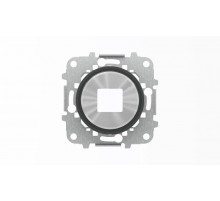 Накладка для механизмов зарядного устройства USB, арт.8185, серия SKY Moon, кольцо чёрное стекло2CLA868500A1501 ABB