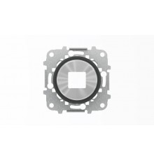 Накладка для механизмов зарядного устройства USB, арт.8185, серия SKY Moon, кольцо чёрное стекло2CLA868500A1501 ABB