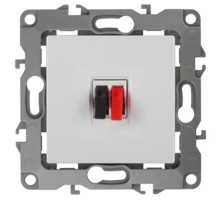 Розетка аудио 12-3111-01  белый  Б0027451  ЭРА