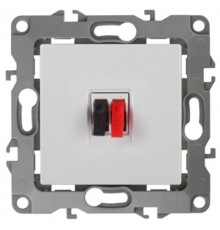 Розетка аудио 12-3111-01  белый  Б0027451  ЭРА