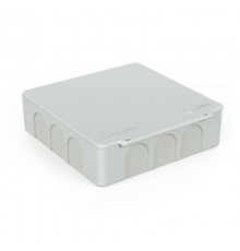 Коробка распределительная 60-0302 для прямого монтажа двухкомпонентная безгалогенная (HF) 100х100х30 (48 шт/уп) Промрукав  60-0302  Промрукав