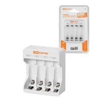 Зарядное устройство 2044 (200 mA 4 слота АА/ААА 4 кан. USB)  SQ1702-0107  TDM