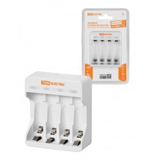 Зарядное устройство 2044 (200 mA 4 слота АА/ААА 4 кан. USB)  SQ1702-0107  TDM