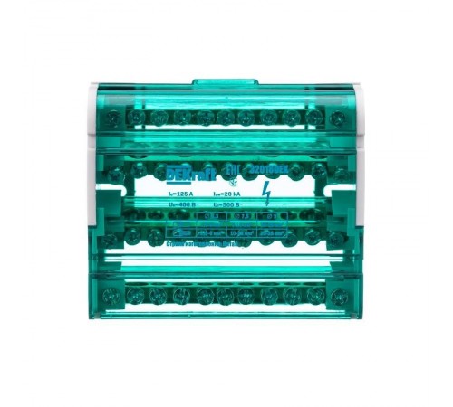 Кросс-модуль на DIN-рейку 4х11 групп, 125А ШН-103   32018DEK  DEKraft