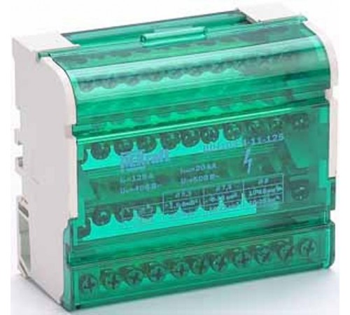 Кросс-модуль на DIN-рейку 4х11 групп, 125А ШН-103   32018DEK  DEKraft