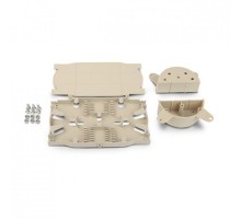 Набор FO-SPL-1U-KIT д. комплектации боксов FO-19BX д.сварки(сплайс бокс): сплайс-пласт.и организ.д.каб.,д.боксов,на 24 КДЗС  47876  Hyperline