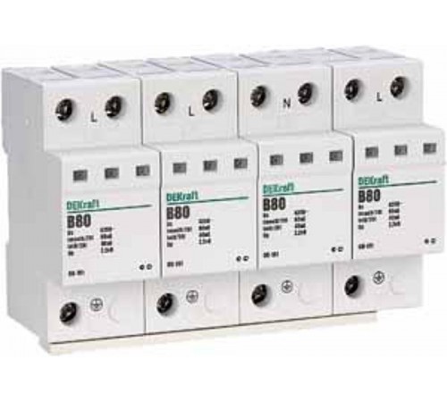 Ограничитель перенапряжений 4P 80кА B 420В ОП-101  18022DEK  DEKraft