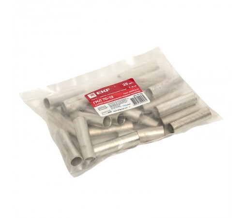 Гильза соединительная медная луженая ГМЛ 70-13 ГОСТ EKF PROxima  gty-70-13g  EKF