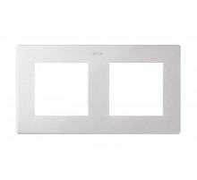 Simon 24 Алюминий Рамка 2-ая  2400620-033  Simon