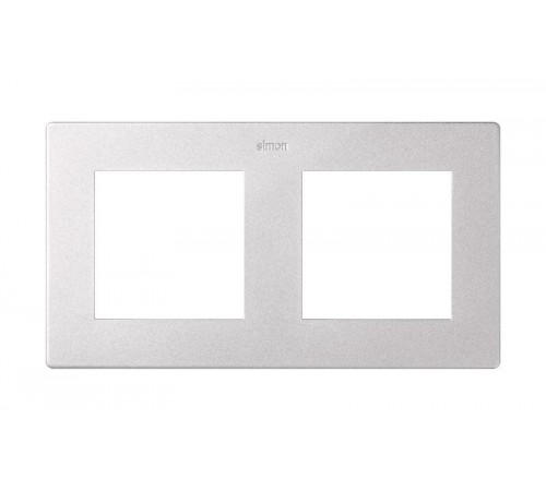 Simon 24 Алюминий Рамка 2-ая  2400620-033  Simon