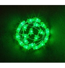 Гирлянда световая  NGF-DM002-20G-2AA-зеленые ёлочки  14050  Navigator