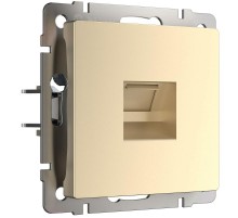 W1181011/Электроустановочные изделия - Розетка Ethernet RJ-45 (шампань)  a050873  Werkel