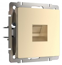 W1181011/Электроустановочные изделия - Розетка Ethernet RJ-45 (шампань)  a050873  Werkel