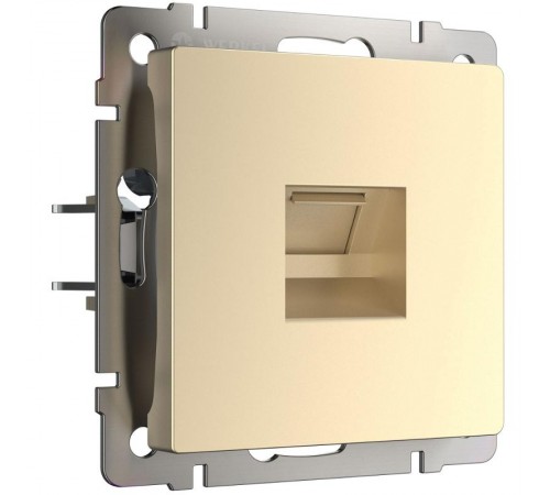 W1181011/Электроустановочные изделия - Розетка Ethernet RJ-45 (шампань)  a050873  Werkel