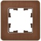 BRITE Рамка 1-ая РУ-1-1-Бр металл коричневый RE AL  BR-M12-M-21-K30  IEK