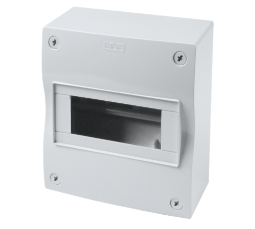 КМ2083 Корпус модульный открытой установки на 8 модулей, белый  КМ2083  HEGEL