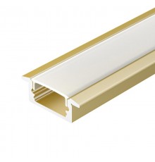 Профиль LINE-2308-F-2000 ANOD GOLD (Arlight, Алюминий)  039989  Arlight
