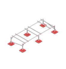 Опорная конструкция для установки оборудования TECHNORAPTOR FOOT 3000х1200 тип 2  KM-TR-F-SSEI-3000-1200-2  КМ - профиль