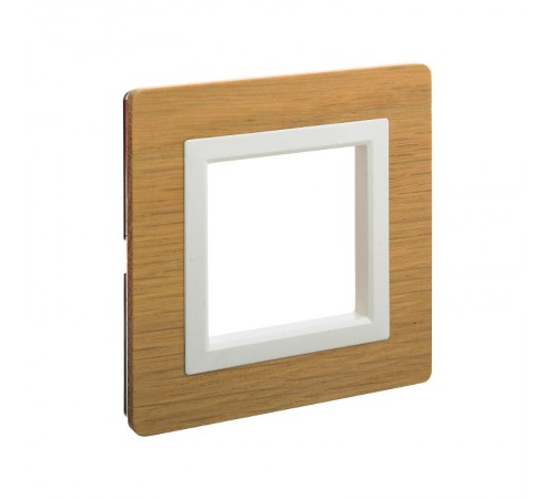 Рамка из натурального дерева, "Avanti", беленый дуб, 2 модуля  4400842  DKC