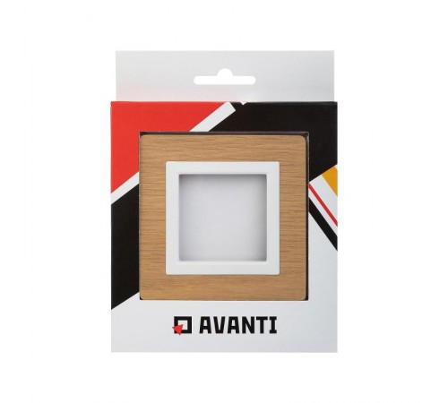 Рамка из натурального дерева, "Avanti", беленый дуб, 2 модуля  4400842  DKC