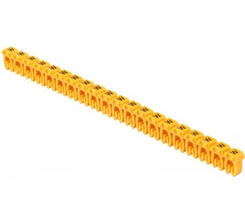 Маркер откр. тип KE 0,75-1,5мм2 символ "W" (200шт/упак)   UMK-KE1-W  IEK