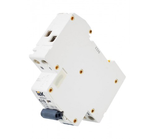 Выключатель автоматический дифференциального тока АВДТ B06S 1P+NP C10 30мА тип A (18мм) ARMAT IEK  AR-B06S-1N-C10A030  IEK