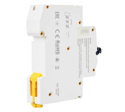 Выключатель автоматический дифференциального тока АВДТ B06S 1P+NP C10 30мА тип A (18мм) ARMAT IEK  AR-B06S-1N-C10A030  IEK