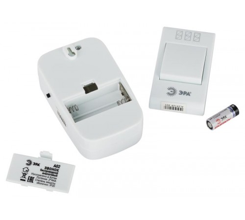 Звонок  ЭРА A02 беспроводной аналоговый  Б0019874  ЭРА