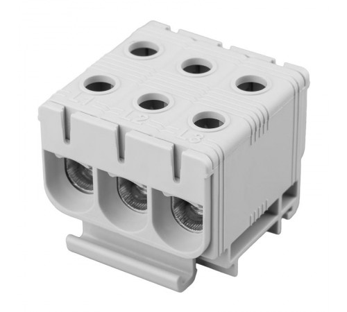 Клемма вводная силовая КВС 6-50мм 3-рядная серая  11-2121  REXANT