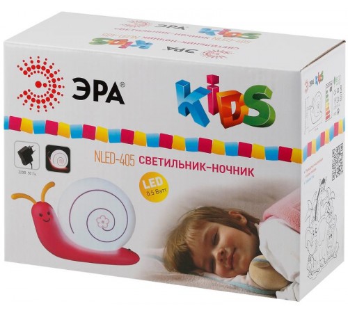 Ночник NLED-405 0,5Вт светодиодный малиновый  Б0003791  ЭРА